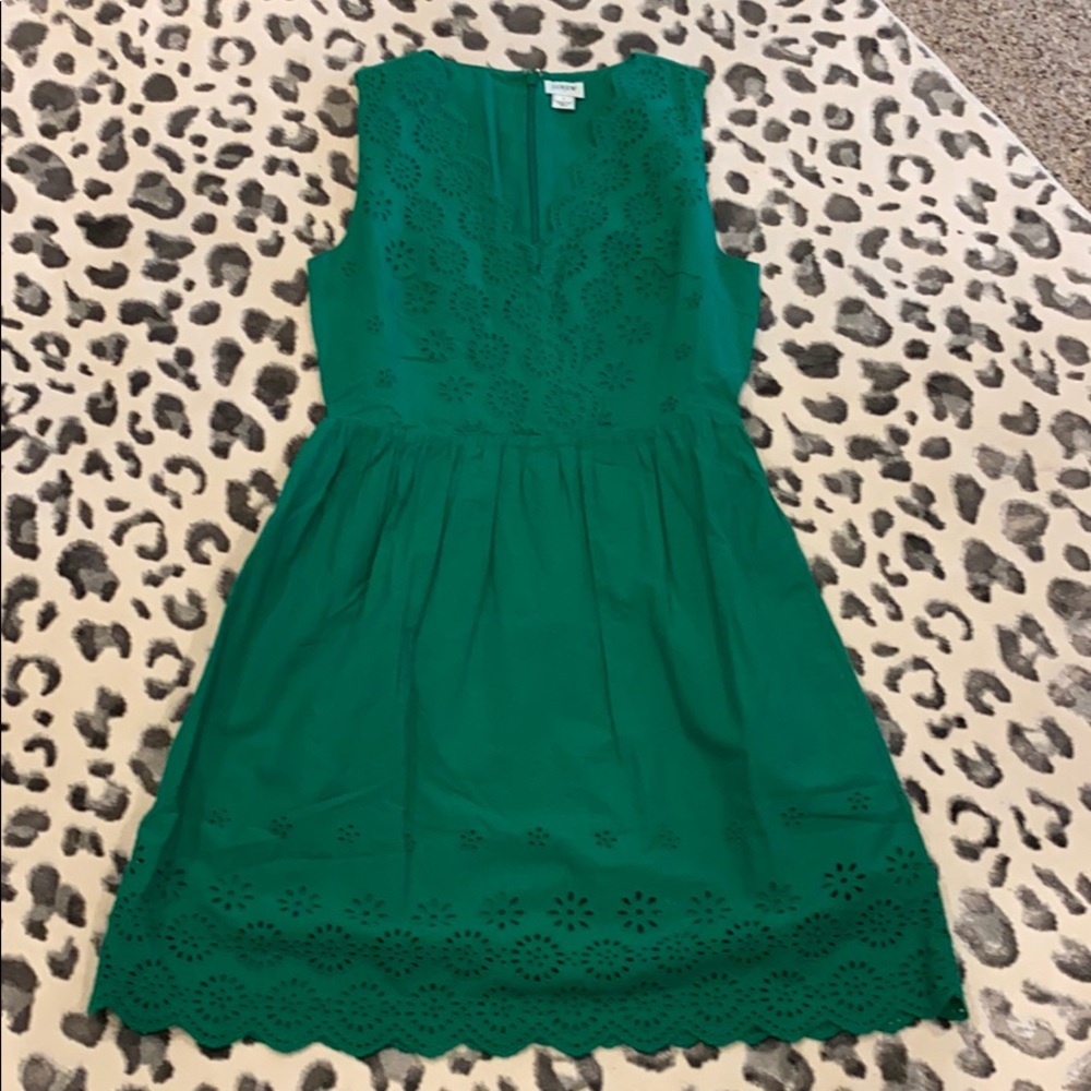 J Crew Kelly Green Dress.  Size 2. NWOT